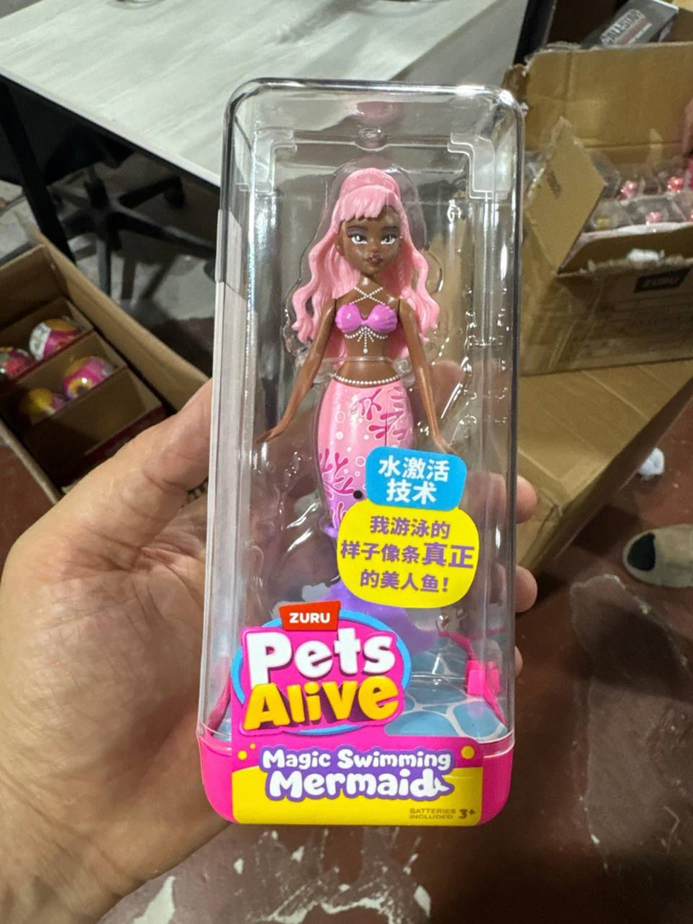 Интерактивная кукла-русалка ZURU Pets Alive, Плавает в воде, Для девочек от 3 лет